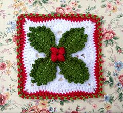 christmas granny squares crochet 9