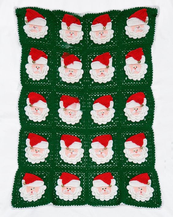 christmas granny squares crochet