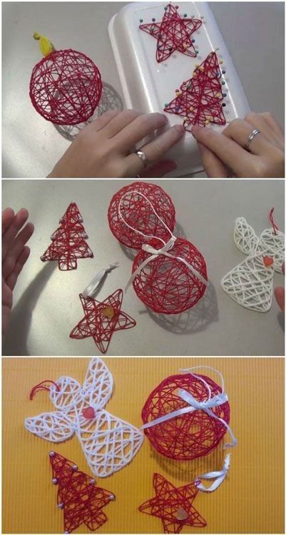 christmas ornaments made with string 6