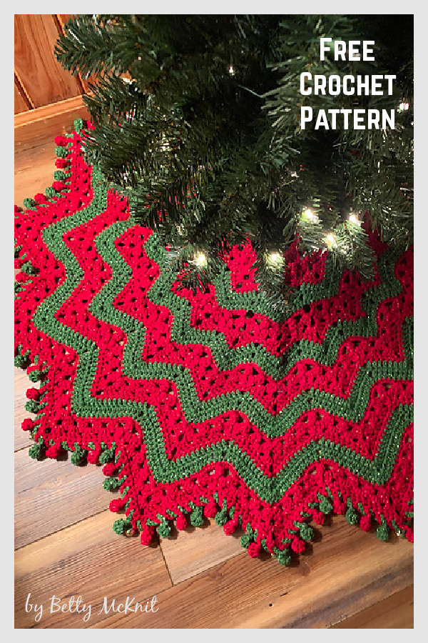 christmas tree skirt crochet patterns and ideas
