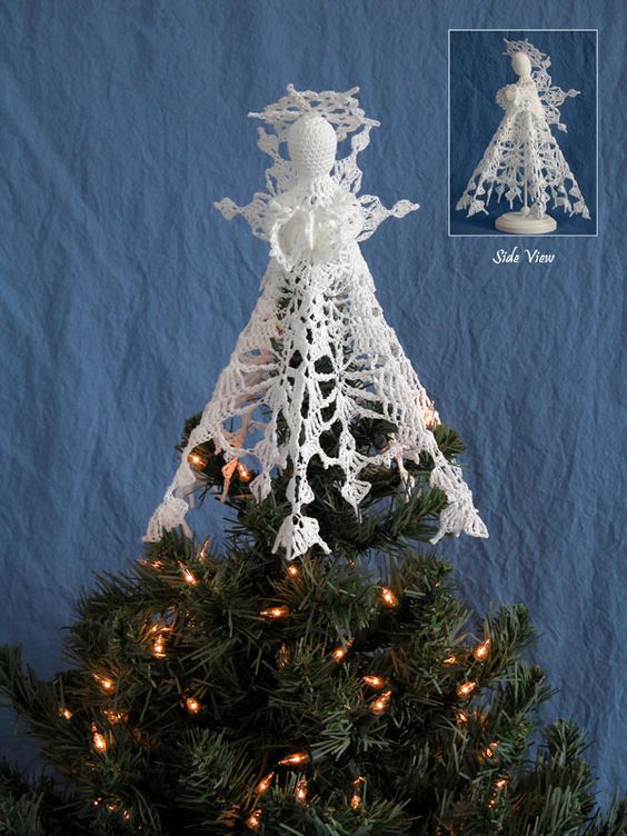 christmas tree topper crochet ideas 14