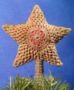 christmas tree topper crochet ideas