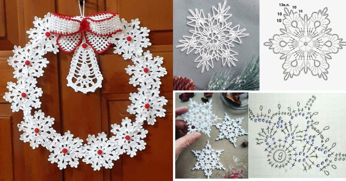 christmas wreaths made with lace