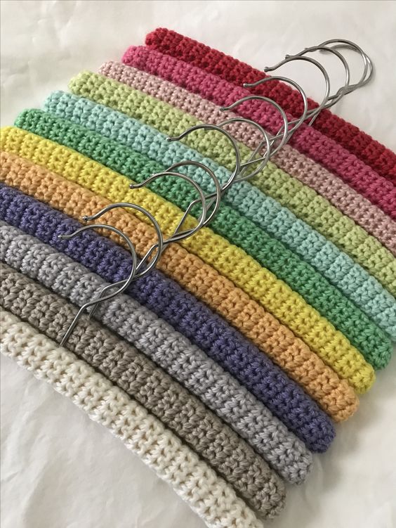 clothes hanger covers crochet 1