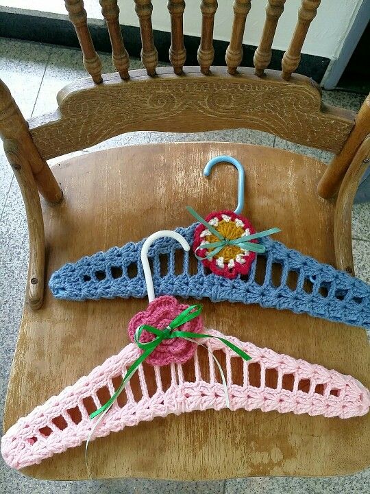 clothes hanger covers crochet 2