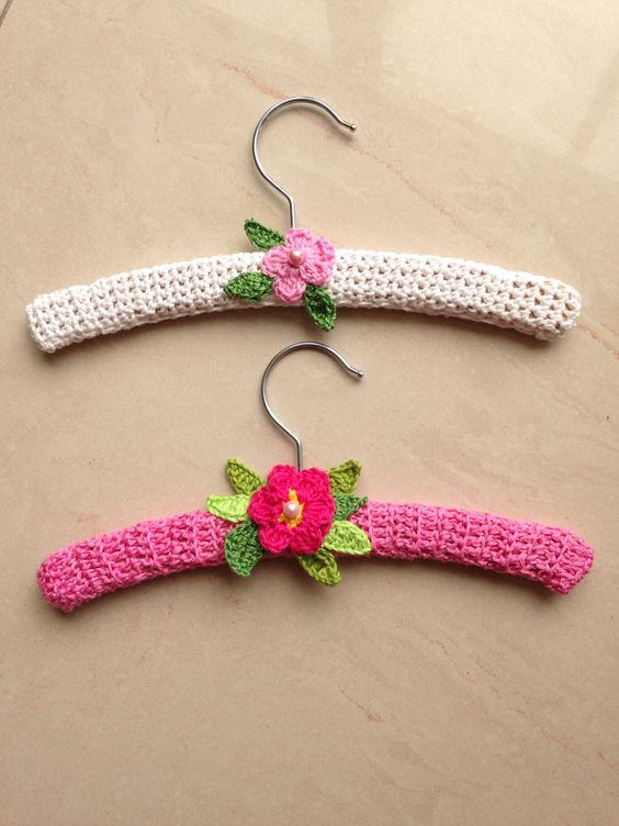 clothes hanger covers crochet 5