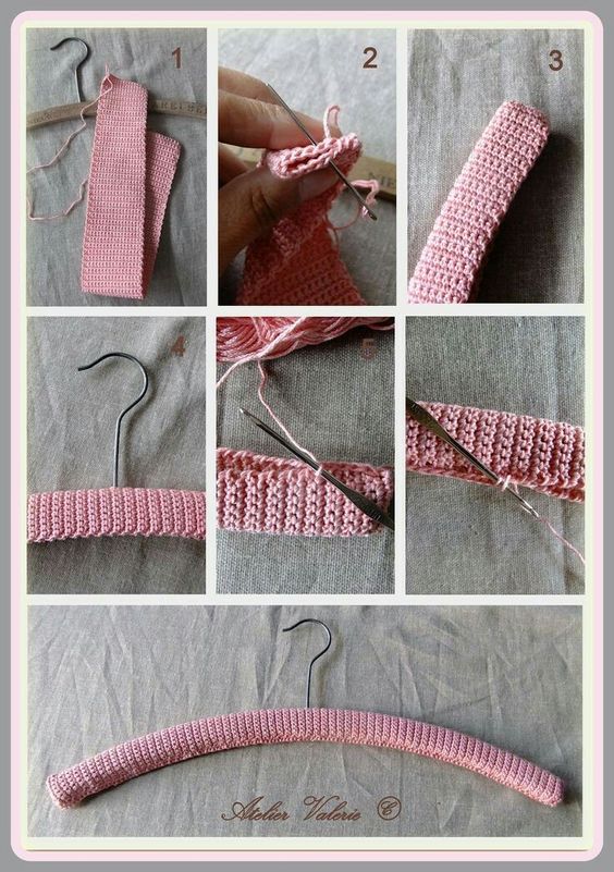 clothes hanger covers crochet