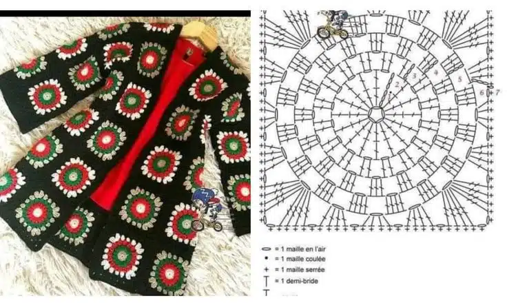 coats made with crochet squares 5