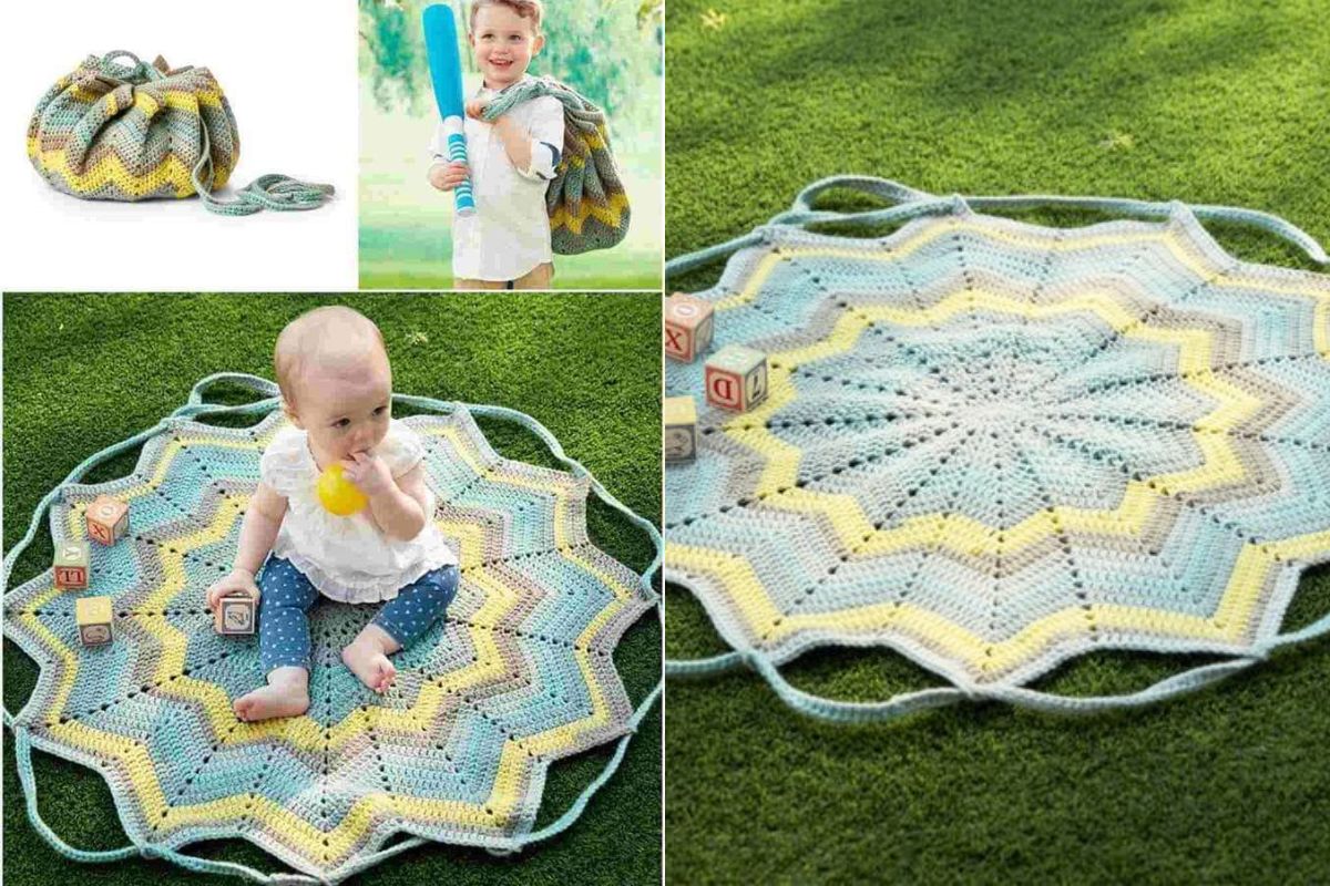 convertible blanket bag free crochet pattern 3