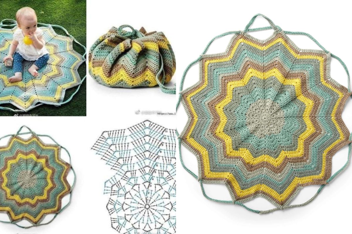 convertible blanket bag free crochet pattern 5