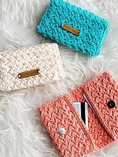 craft your own crochet card holder 6