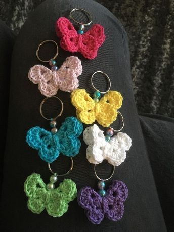 crafting a stunning crochet butterfly keychain 1