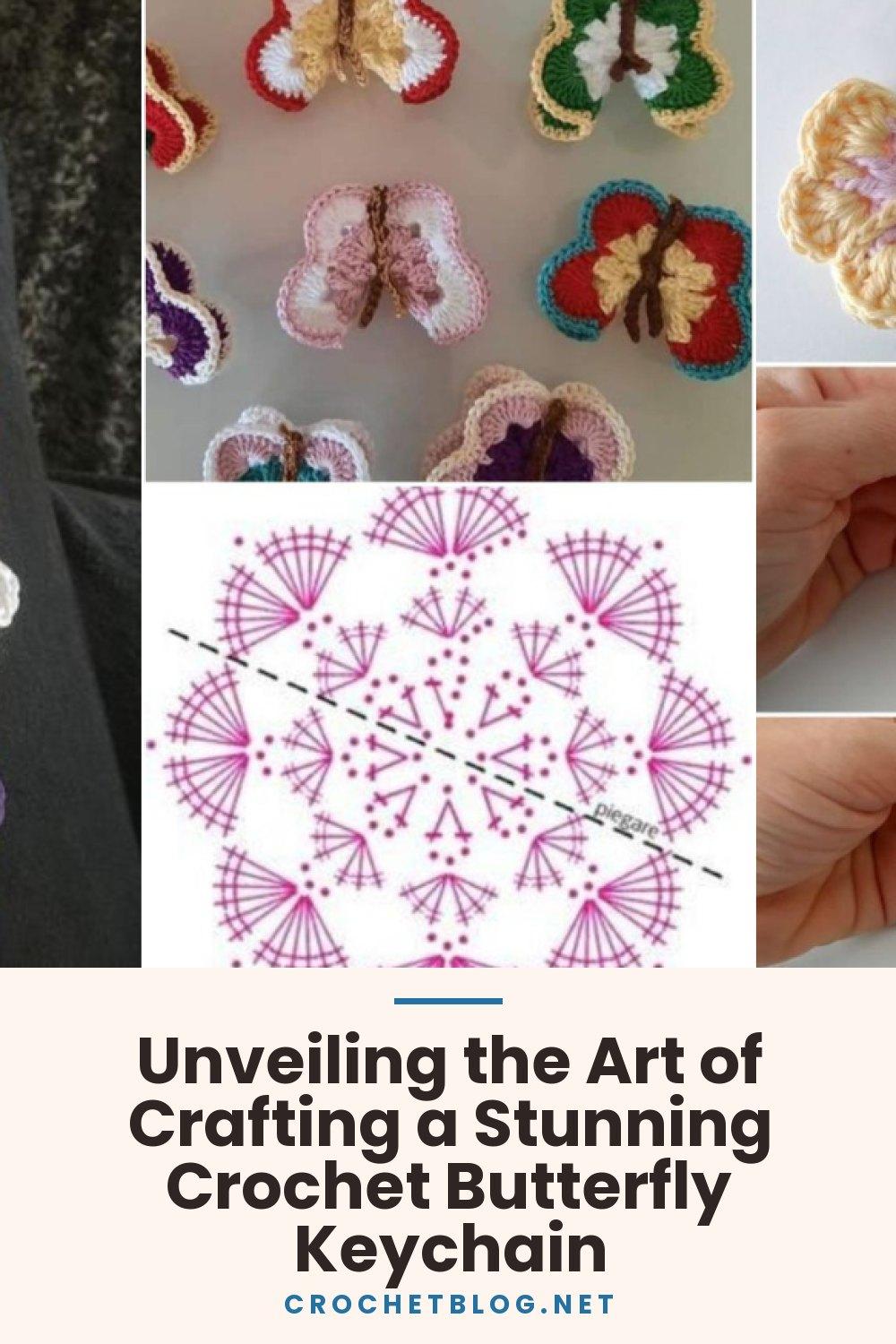 Unveiling the Art of Crafting a Stunning Crochet Butterfly Keychain