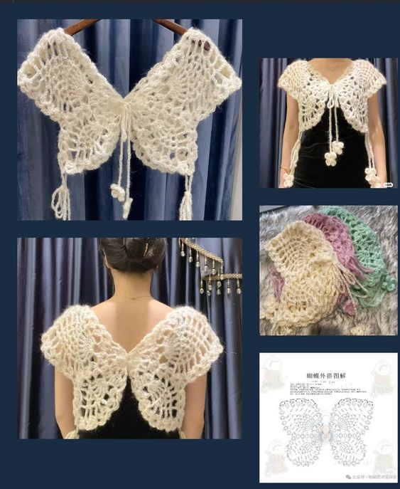 create crochet bolero jacket 9