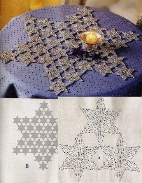 creative combinations with crochet stars 1