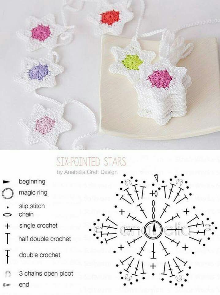 creative combinations with crochet stars 7