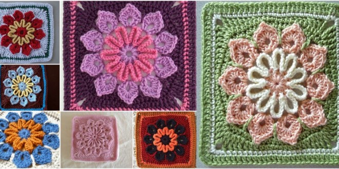 crochet 10 petal
