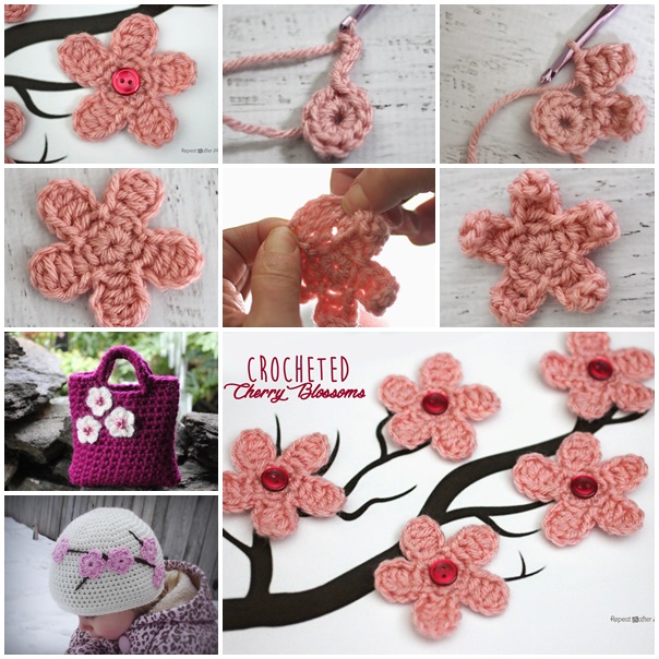 crochet Cherry Blossom