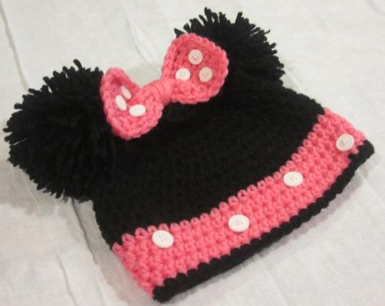 crochet Minnie Hat 5