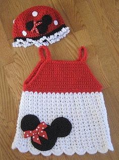 crochet Minnie Hat 9