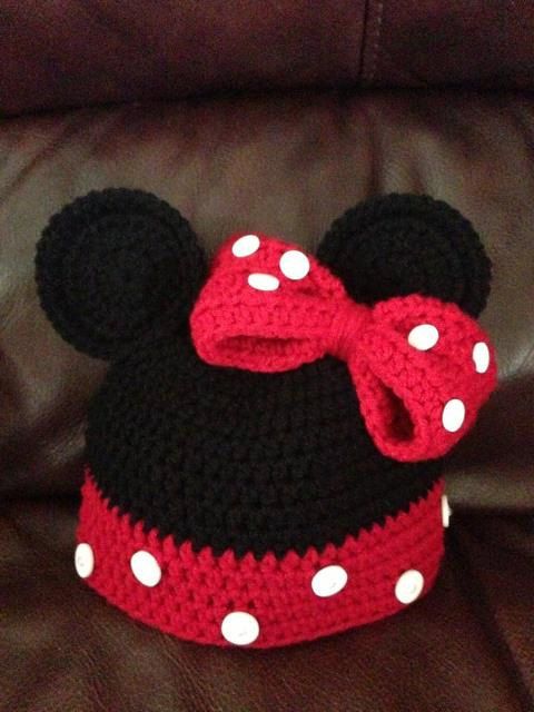 crochet Minnie Hat