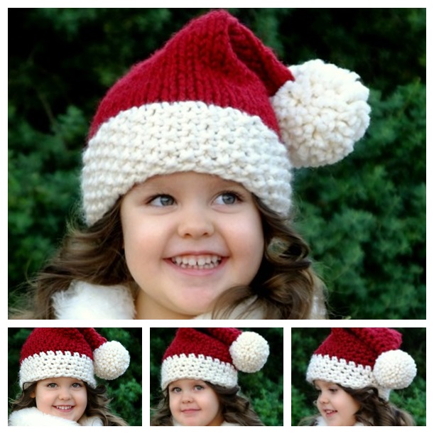 crochet Santa Baby Hat free pattern wonderful DIY