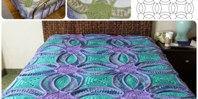 crochet Wedding Ring Quilt