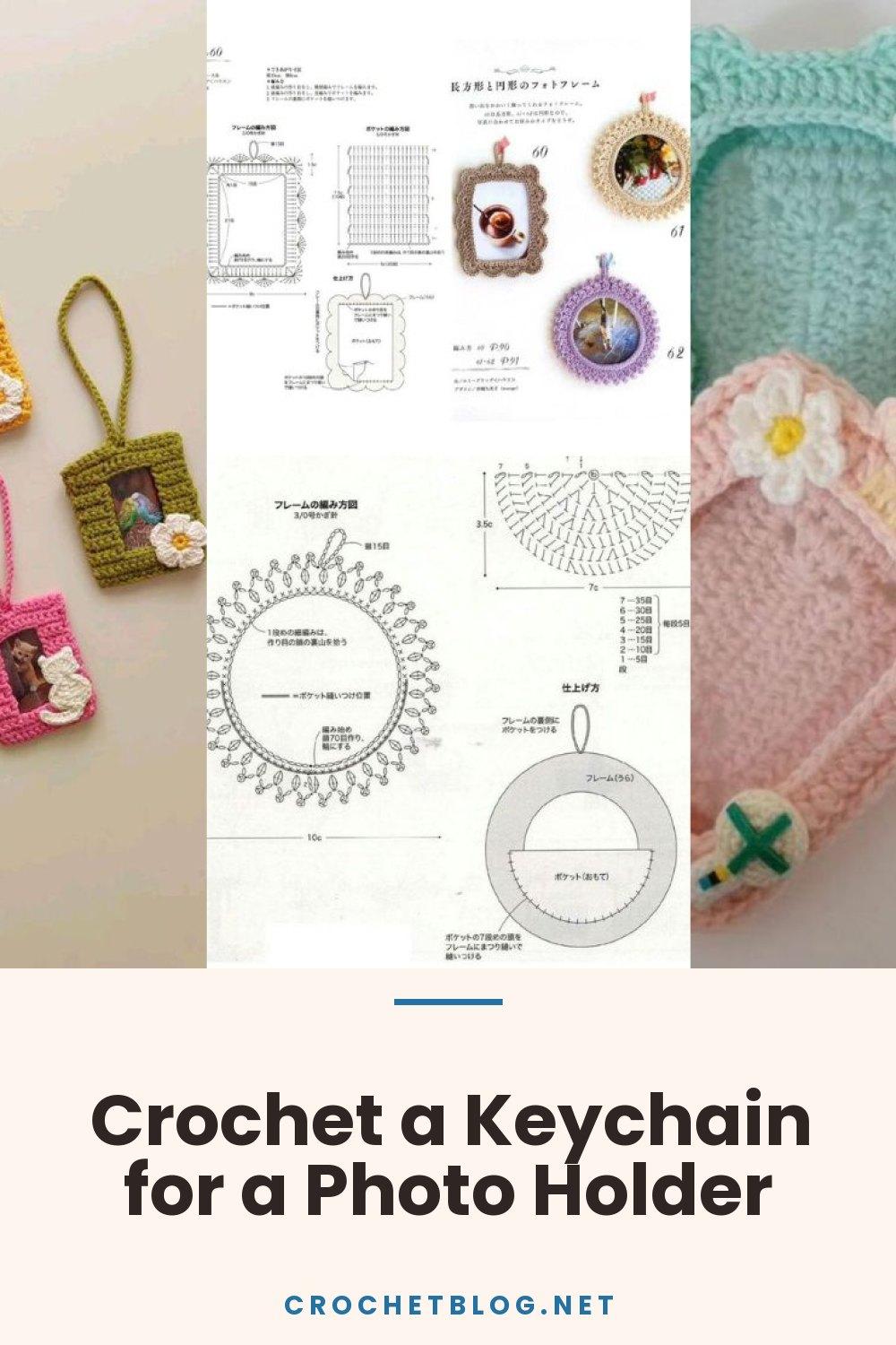 Crochet a Keychain for a Photo Holder