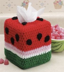 crochet a tissue box cover 4
