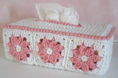 crochet a tissue box cover 5