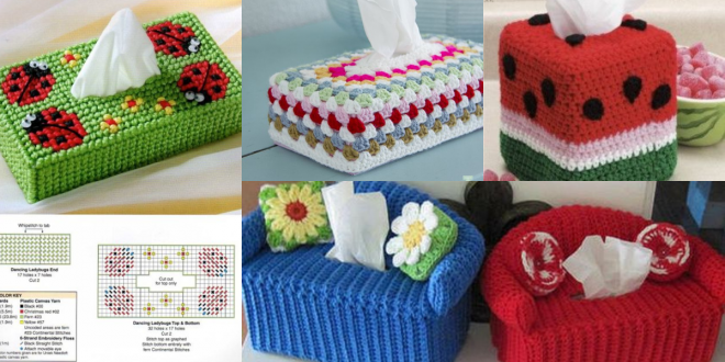 crochet a tissue box cover