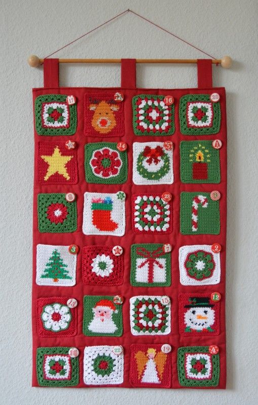 crochet advent calendar ideas 1