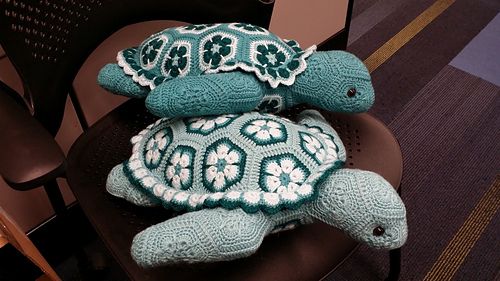 crochet african flower turtle pattern 10