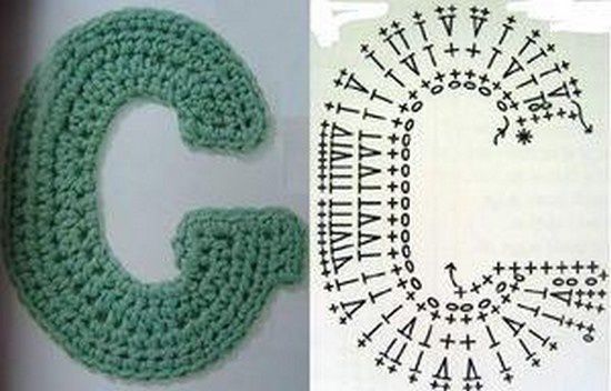 crochet alphabet tutorial g