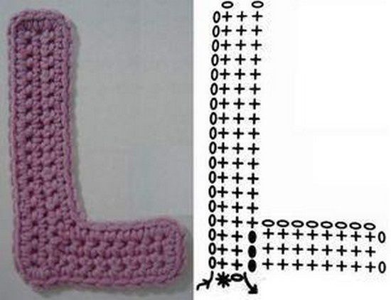 crochet alphabet tutorial l