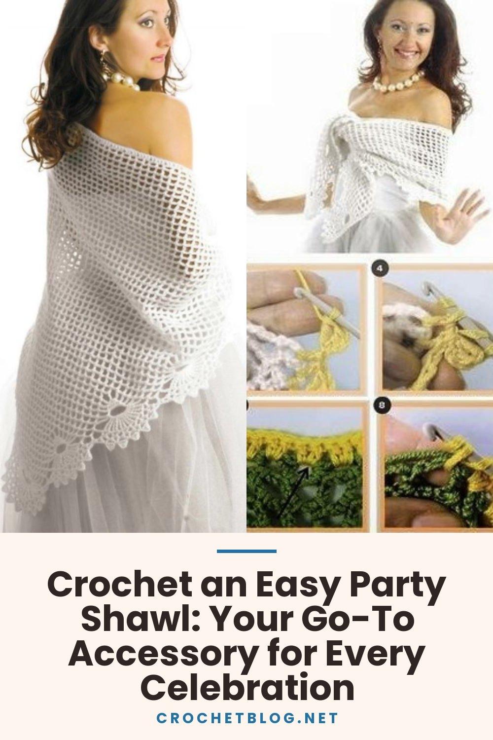 Crochet an Easy Party Shawl: Your Go-To Accessory for Every Celebration