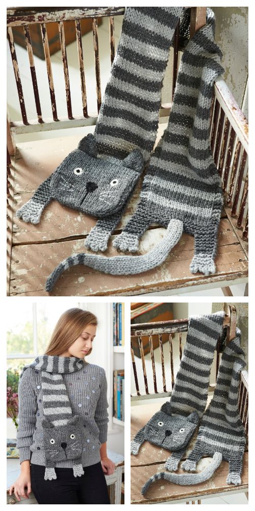 crochet animal scarves ideas 7