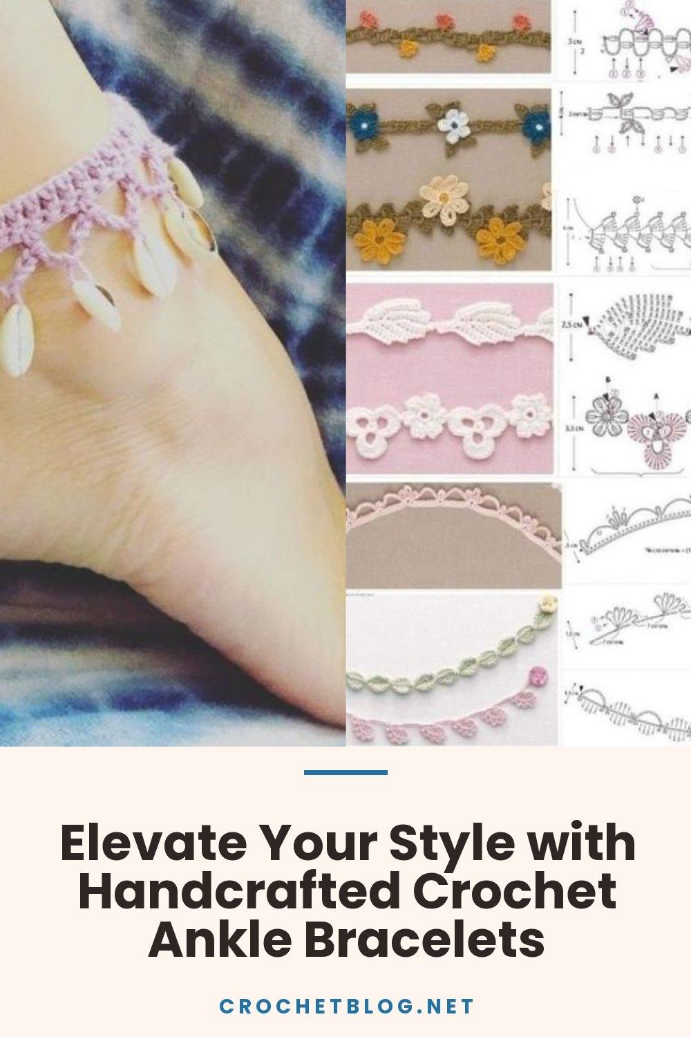 Elevate Your Style with Handcrafted Crochet Ankle Bracelets