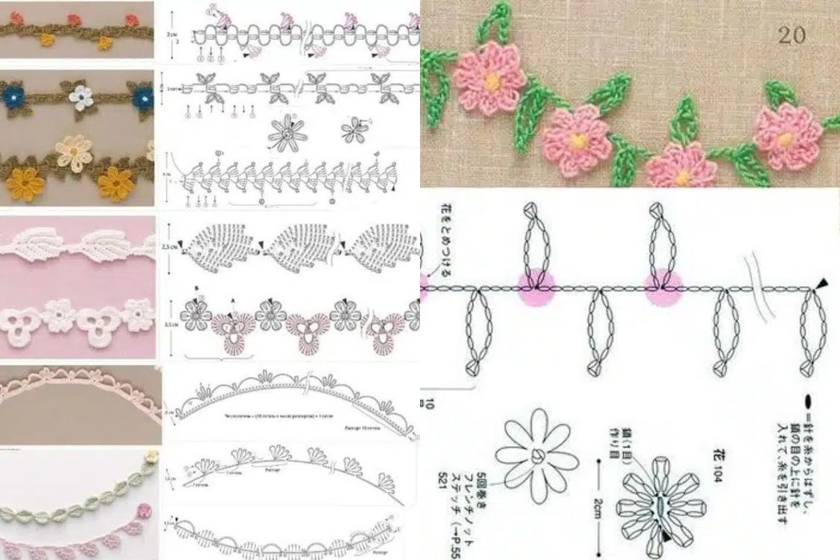 crochet anklets