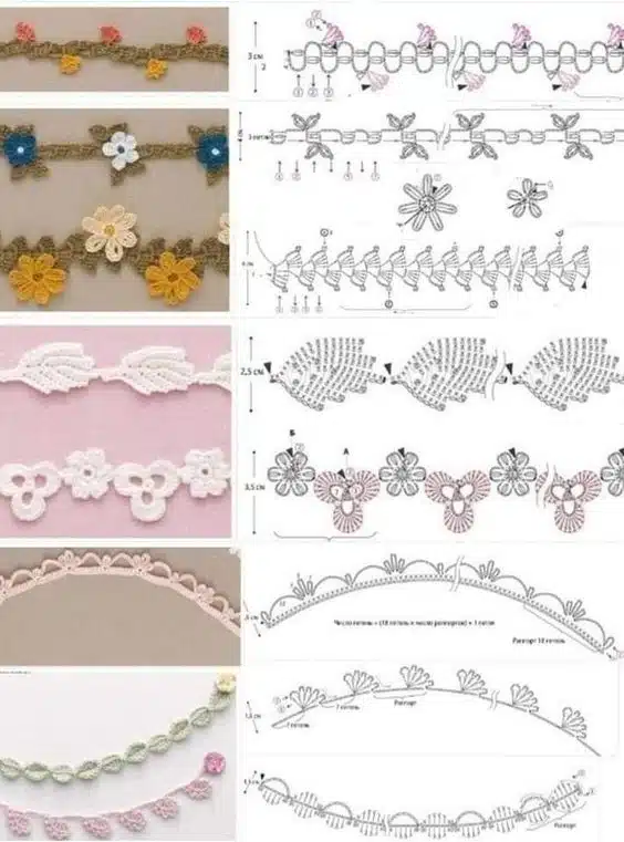 crochet anklets