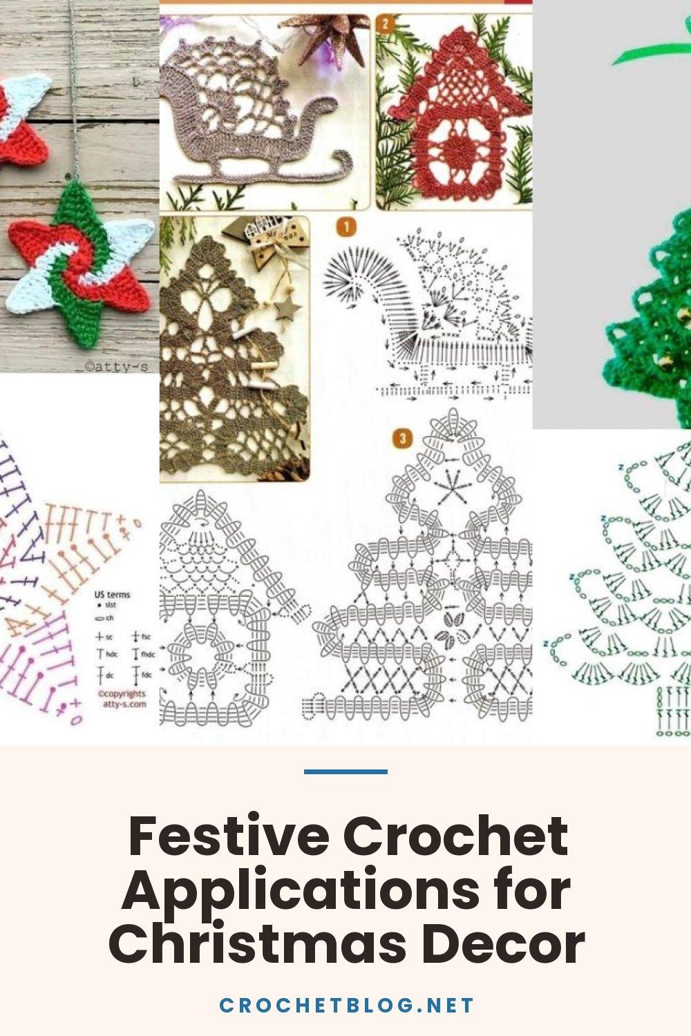 Festive Crochet Applications for Christmas Decor