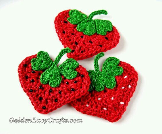 crochet applique from hearts 10