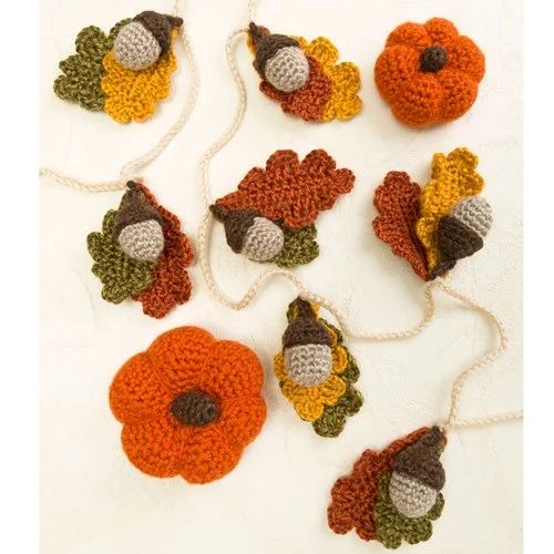 crochet appliques for autumn 1