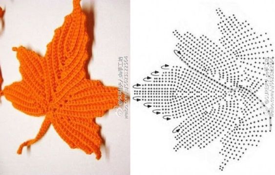 crochet appliques for autumn 10