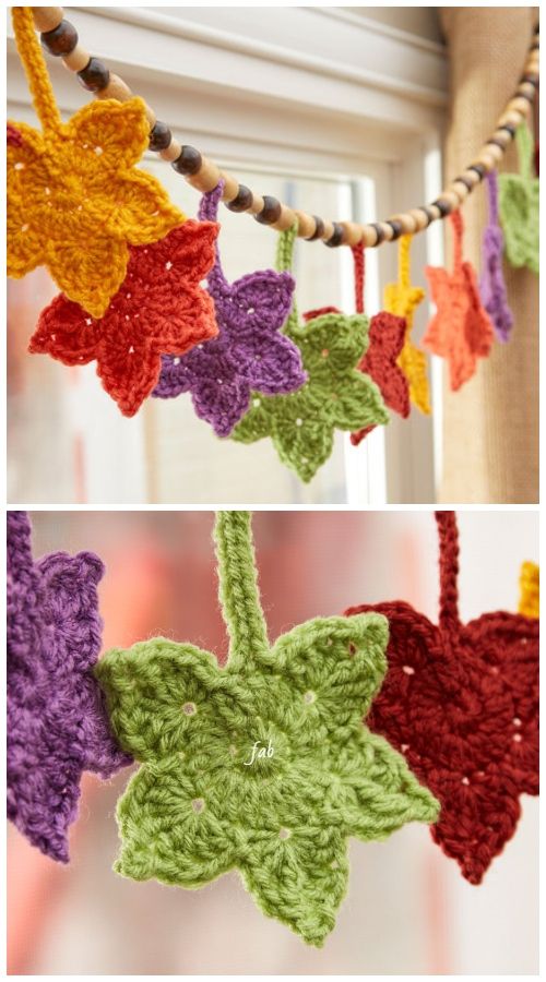crochet appliques for autumn 6