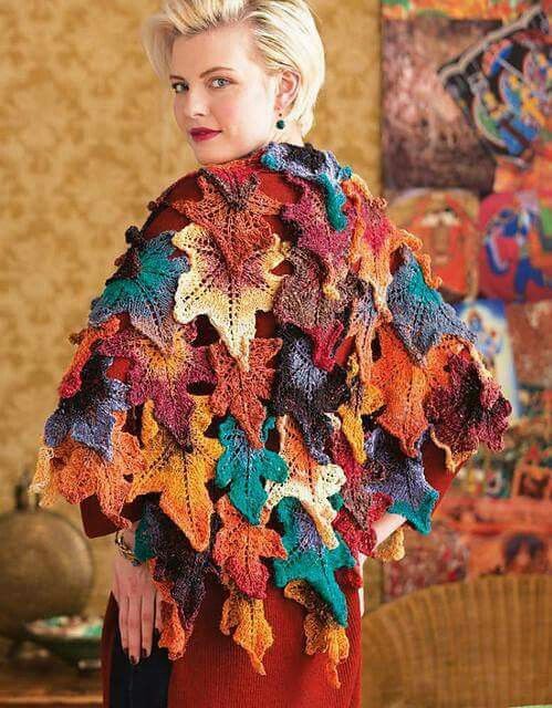 crochet autumn leaves tutorial 11