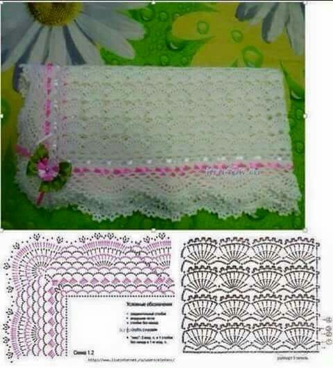 crochet baby blanket models and graphics 10