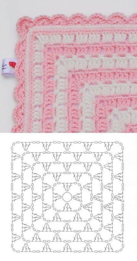 crochet baby blanket models and graphics 5