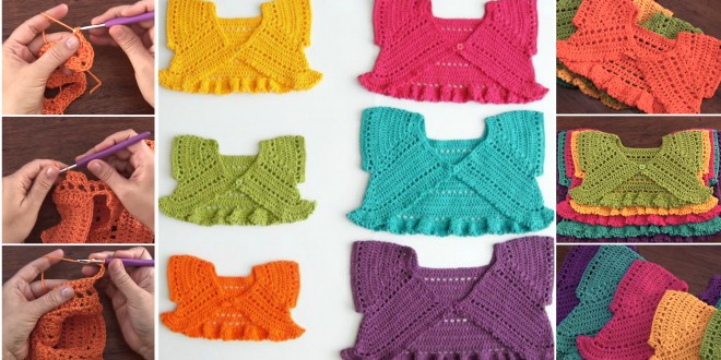 crochet baby jackets