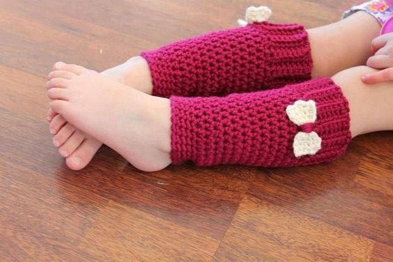 crochet baby leg warmers 2